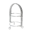 thumbnail image 2 of Soporte de hierro para bandeja de servicio de 2 niveles Soledad soporte de estantes para pasteles 8 pulgadas, 2 of 10