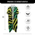 thumbnail image 6 of SCRAWLGOD Zebra Print Kimono Swimsuit Cover Up for Women Loose Open Front Swimsuit Coverup Casual Beach Cover Up, 6 of 6