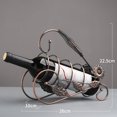 thumbnail image 3 of VALINK Wine Rack Bottle Holder Single Bottle Holder Stand Rack Metal Furnishing Craft for Wine Storage, 3 of 6