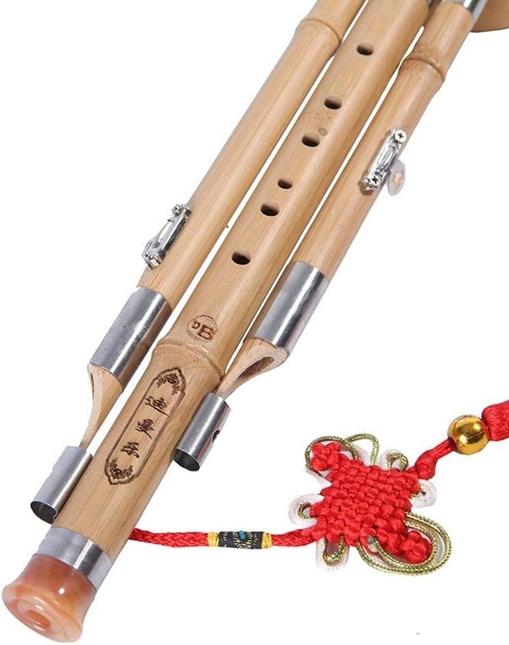 Wooden Gourd Flute, Chinese Musical Instrument Flute, Handmade With Chinese Knot And Storage Box, Ethnic Musical Instrument For Beginners,C Key