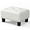 White, variant on Foot Stool Ottoman, Small Ottoman Foot Rest with Legs, Rectangle Foolstool Ottomans for Couch, Ottoman Foot Stools for Living Room Entryway (White)