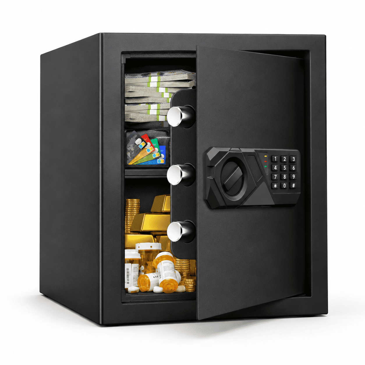 2.0 Cub Digital Security Safe Box for Home Office and Hotel Use