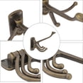 thumbnail image 5 of Troglfold Hanging Hook Vintage Rustic Swivel Coat Hooks with 3 Swing Arm,6.3"X3.11"X1.5", 5 of 10