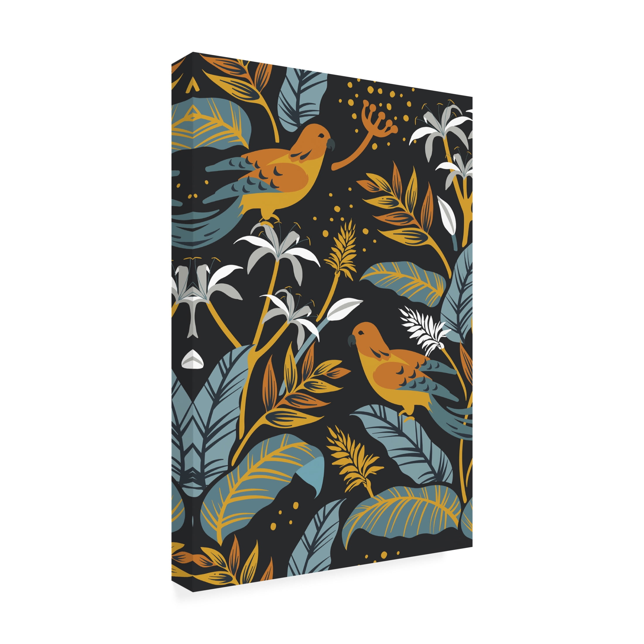 Trademark Fine Art jay stanley Birds and Plants Canvas Wall Art
