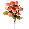 thumbnail image 1 of Coofit Artificial Rose Flower Flexible Cloth Faux Flower Artificial Rose Bud with Stem, 1 of 10