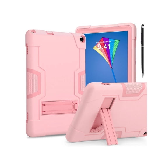 Case for Onn 10.1 inch 3rd Generation 2022 Model 100071485 with Kickstand, Heavy Duty Shockproof Protective Cover with Stylus Pen