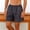 â—ª087-Navy, variant on Men's Solid Full Snap Button Post-Surgery Recovery Elastic Waist Shorts - Medical Care Bottoms, Comfortable Lounge Shorts