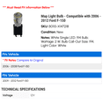 thumbnail image 2 of Map Light Bulb - Compatible with 2006 - 2012 Ford F-150 2007 2008 2009 2010 2011, 2 of 2