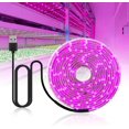 thumbnail image 2 of Tira de luz LED de espectro completo para cultivo, USB, 0,5 m, 1 m, 2 m, chip 2835, para plantas, flores, invernaderos, hidroponía, 2 of 5