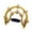 Gold, variant on BELOVING Cymbal Hi Hat Tambourine Hand Bell Rattle for Creative Drum Kits Enthusiasts Gold
