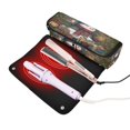 thumbnail image 3 of Hair Tool Organizer Bag with Heat Resistant Mat Removable Travel Storage Case for Hot Air Brushes Curling Irons Snowman and Gift Box, 3 of 8