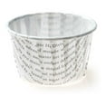 thumbnail image 3 of Panificio 1 oz Round Newsprint Paper Small Baking Cup - Pleated - 2" x 2" x 1 1/4" - 200 count box, 3 of 11