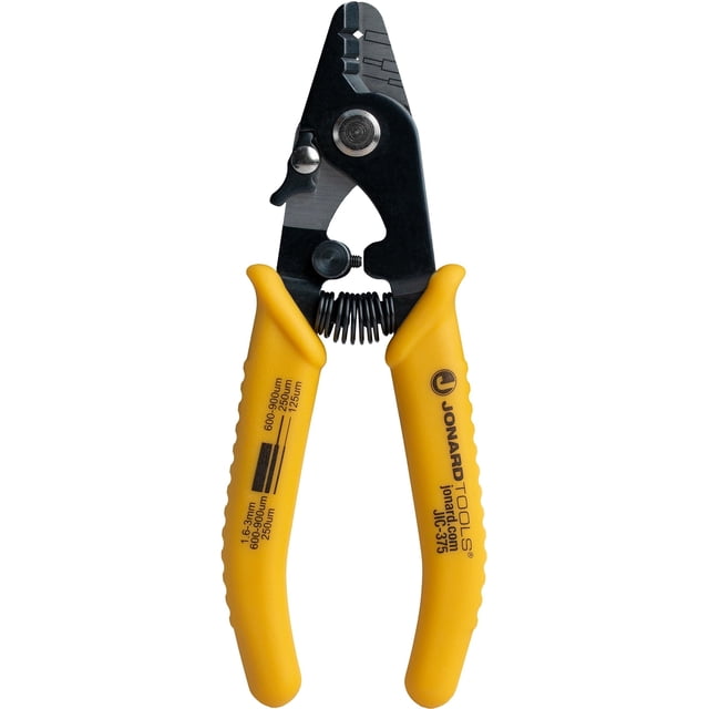 Peladora de fibra óptica Jonard Tools JIC-375 con tres orificios, 6 cm