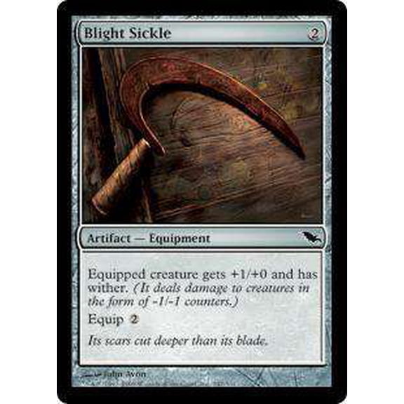 MtG Shadowmoor Common Blight Sickle #247