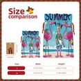 thumbnail image 3 of Honeii Beach Flamingo Trio Print Small Burlap Bags,Christmas Drawstring Treat Bags Gift Bags Reusable Candy Goodie Wrapping Bags for Holiday Party Favors Supplies -Medium, 3 of 9