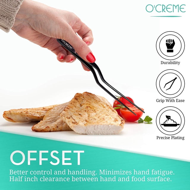 O'Creme Pinces à Épiler Décalées de Précision en Acier Inoxydable Violet 8 Pouces