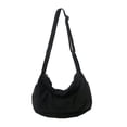 thumbnail image 1 of Sacs à Bandoulière en Toile Lavée Rétro Grande Capacité Sac à Main Hobo Designer, 1 of 9