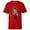 Red, variant on Hocus Pocus Billy Butcherson Zombie - Short Sleeve T-Shirt for Kids - Customized-White