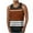 Brown, variant on Mens Tank Tops Summer Qiggri Men's Leisure Time Fitness Home Wear Pajamas Color Cotton Fashion Streak Printing T-Shirt Sports