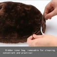 thumbnail image 5 of Fesfesfes Plush Slippers Adult USB Heated Slippers Heated Feet Warmer Winter Office Heating Shoes Timing Warm Plush Indoor Comfy Slippers One Size(12)(One Size(12)), 5 of 9