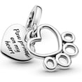 thumbnail image 3 of Pandora Hearts & Paw Print Dangle Charm, 3 of 5