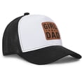 thumbnail image 2 of Gorra Dad Trucker Negra con Parche de Cuero y Correa Ajustable, 2 of 4