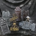 thumbnail image 1 of wirlsweal Halloween Foam Tombstone RIP Horror Multi-styles Spooky Realistic Scene Layout Prank Props Ghost Festival Yard Decor Graveyard Tombstone Party Supplies, 1 of 10
