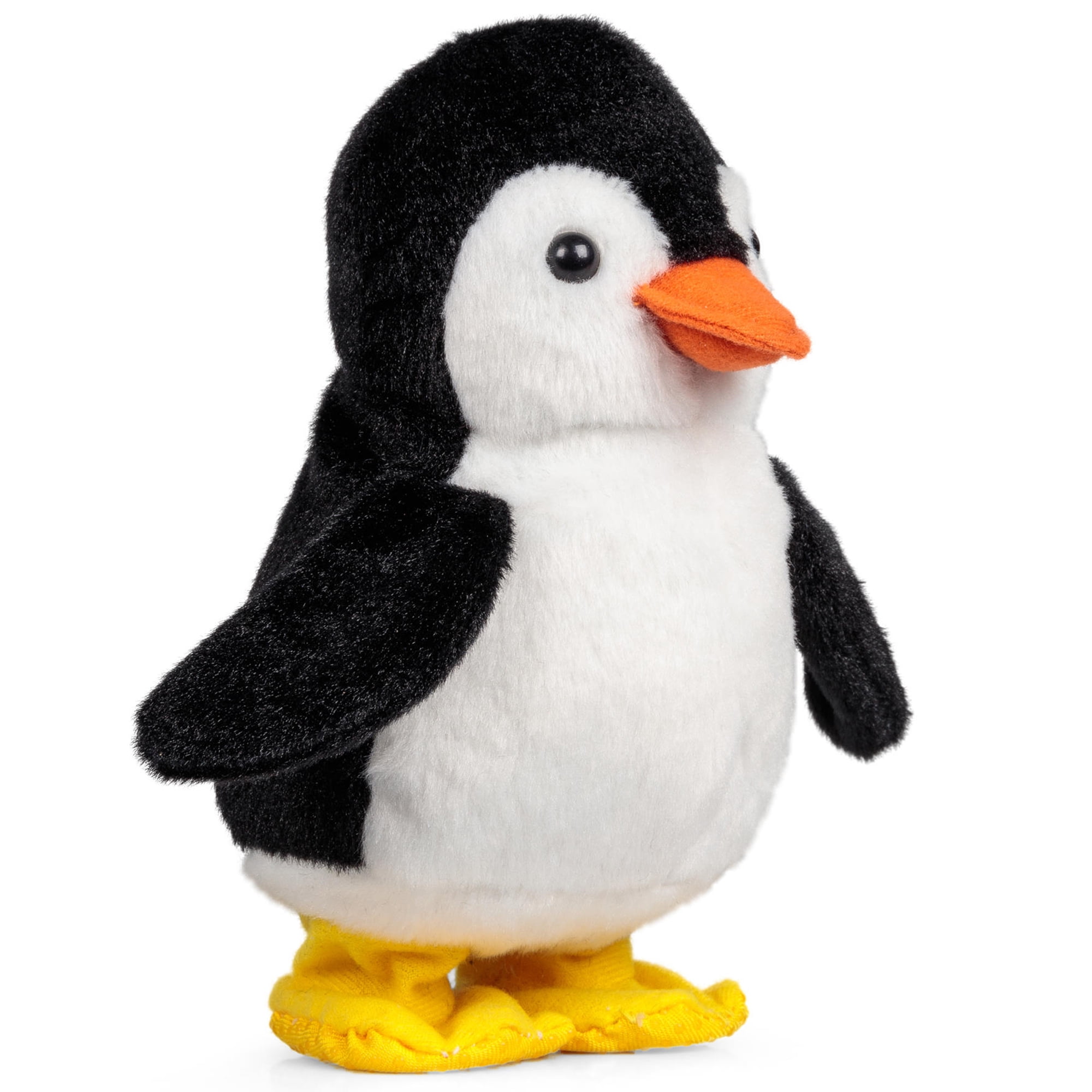 Tobar: Animigos Dancing Penguin - Black & White - Cuddly Animated Plush Pet, Waddles-Squeaks-Flaps Its Wings, Fun Interactive Toy, Toddlers-Kids 18Mo+