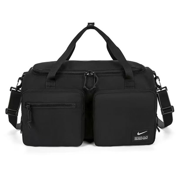 Nike Fitness Bolsa Deportiva Para Hombres Y Mujeres , Compartimento Independiente Para Zapatos , Cojín De Aire Cruzado , De Entrenamiento De Baloncesto Seco Y Húmedo De Separación Húmeda Y Seca huangjie unisex