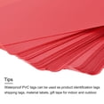 thumbnail image 4 of Unique Bargains Waterproof Eyelet Hole Plastic Shipping Tags,Outdoor Tags,40 x 60mm Red 50pack, 4 of 5