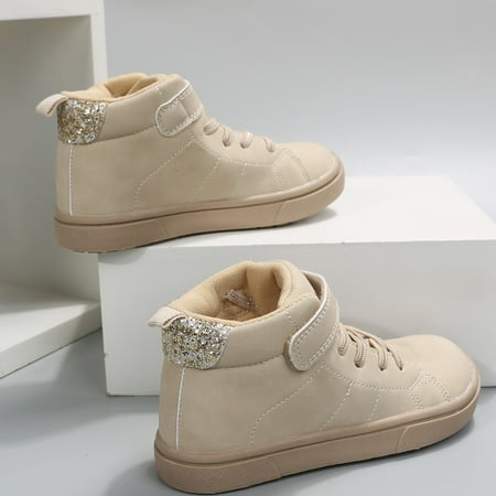 

New Fall Winter Boys & Girls Mid Top Casual Sneakers