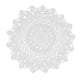 thumbnail image 5 of 2x Tapetes de ganchillo hechos a mano de 1 pieza, tapete de encaje de ganchillo con flores redondas blancas, tapetes de ganchillo de tapete de campo, Zulema Mantel individual de mesa de encaje, 5 of 8