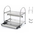 thumbnail image 3 of Double-Layer Stainless Steel Dish Rack, 3 of 4