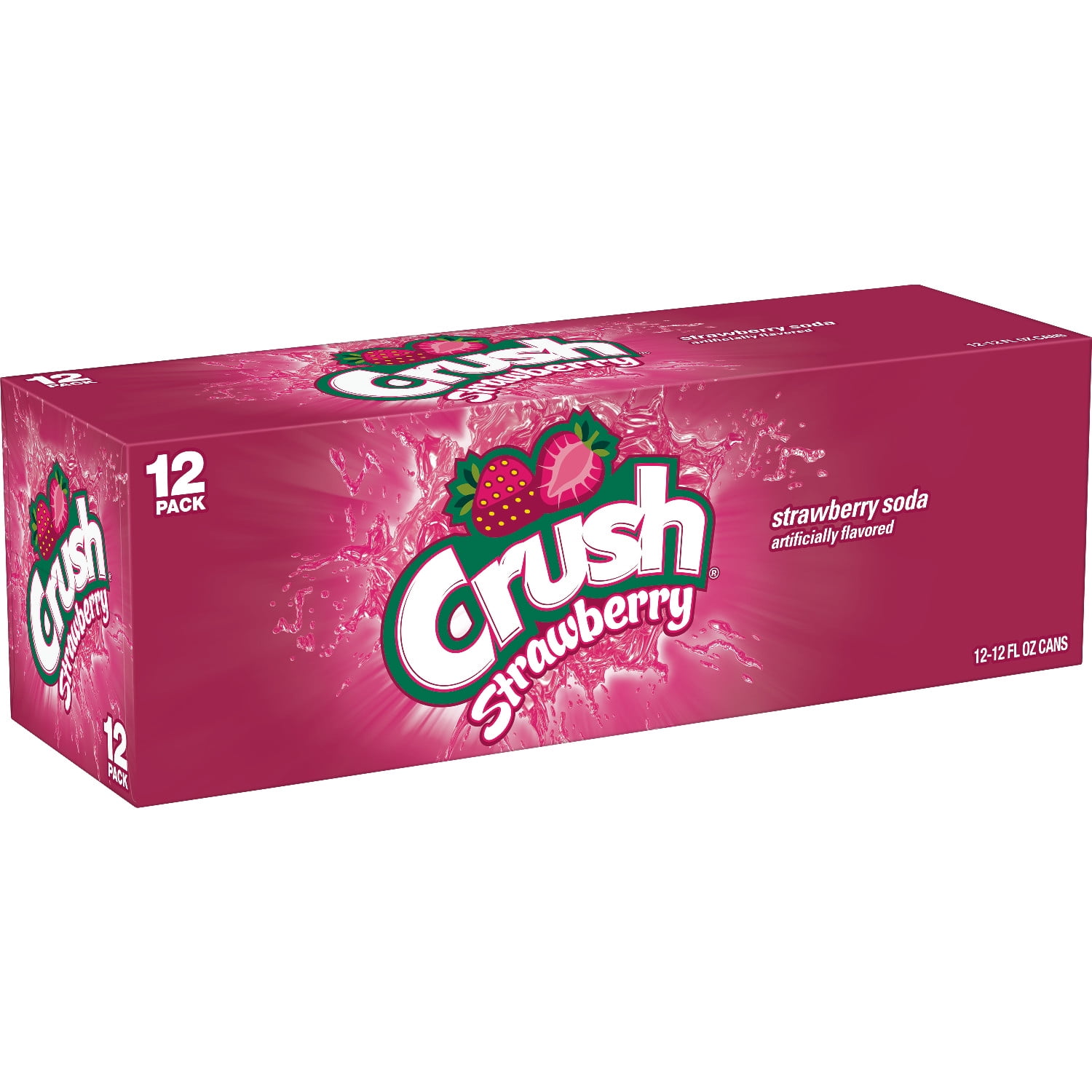 Crush Strawberry Soda In Cans - 12-12 Fl. Oz. - Jewel-Osco