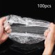 thumbnail image 4 of 100Pcs Reusable Food Keep Storage Covers Elastic Clear Bowl Covers Dish Plastic Covers for Family O, 4 of 5
