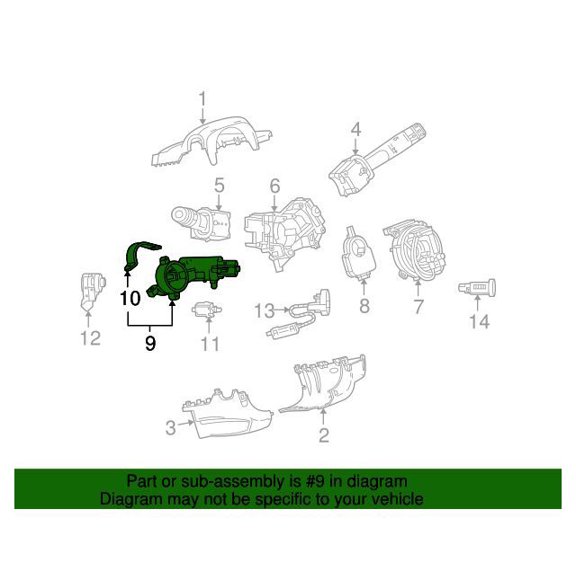 GM 22807513 Housing Asm-Ign & Start Sw