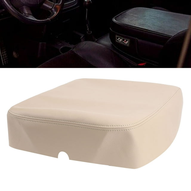 Center Console Armrest Cover Comfortable PU Leather Scratchproof Protector for Most Vehicles Car Arm Rest Cushion Cover Water