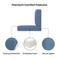 thumbnail image 3 of Covers&All Outdoor Seat/Back Cushions, Durable Cover Rite Fabric (28½”L x 28½”W x 5”Thick), 3 of 8