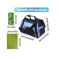 thumbnail image 2 of Bolsa Transportadora Para Perro Gato Mascota color morado, 2 of 4