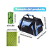thumbnail image 2 of Bolsa Transportadora Para Perro Gato Mascota color morado, 2 of 4