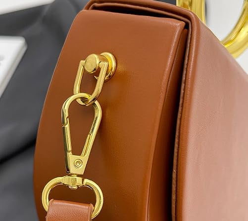 Baguery Semi-Circular Saddle Purse for Women - Elegant PU Leather Tote Shoulder Bag, Chic Crossbody Handbag with Adjustable Strap