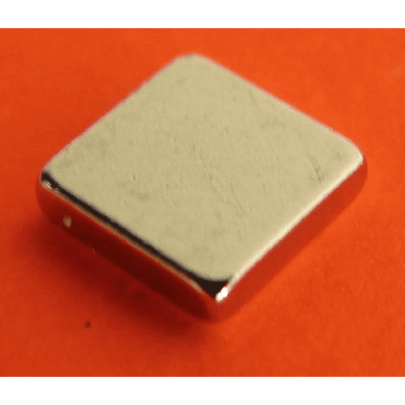 Rare Earth Neodymium Magnets – 1/4" x 1/4" x 1/16" Block