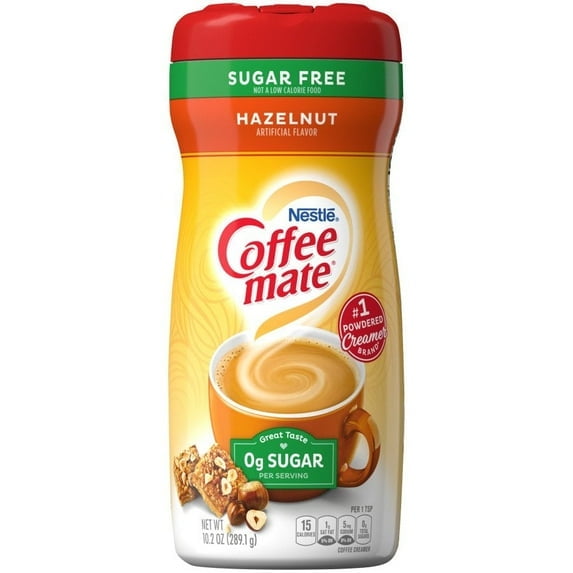 Nestle Coffee Mate Sugar-Free Powdered Coffee Creamer - Hazelnut - 10.2 oz (Packaging Varies)
