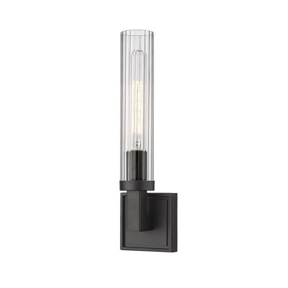Z Lite 3031-1S-BRZ 4 in. Beau Wall Sconce Wall Light, Bronze