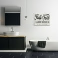 thumbnail image 2 of Stupell Industries Farmhouse Fluff and Fold Laundry Advertisement Rustic Pattern Typography Painting Gallery Wrapped Canvas Print Wall Art, 24 x 30, 2 of 6