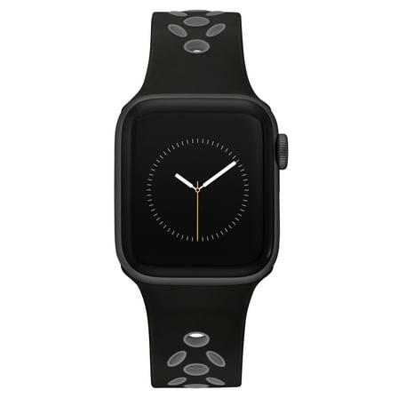WITHit Black/Gray Sport Silicone Band for 42mm (Series 10 & 11) & 38/40/41mm Apple Watch®