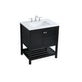 thumbnail image 4 of Elegant Kitchen and Bath 30 inch Single Bathroom Vanity in Black, 4 of 7