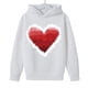 thumbnail image 3 of Sudadera con capucha y estampado de corazón de San Valentín, sudadera de manga larga para niños y niñas, chaqueta para niñas de talla mediana y grande., 3 of 7