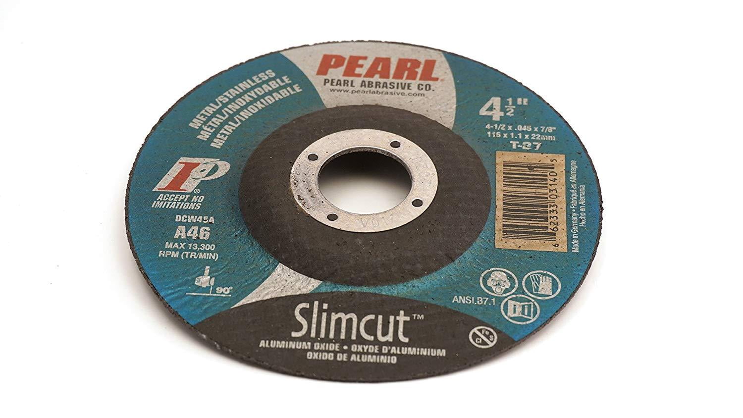 Pearl 6 x .045 x 7/8 Depressed Center Cut-Off Wheels Pack of 25 