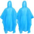 thumbnail image 1 of 2 ponchos de lluvia reutilizables para adultos, impermeables portátiles con capucha para exteriores., 1 of 7